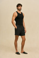 KHAI SWIM SHORT - BLACK