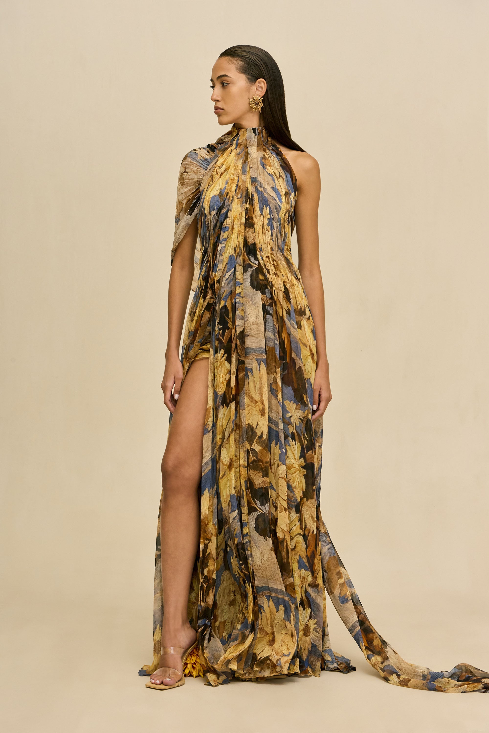 EMMITT GOWN - WILD DAHLIA