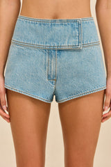 DENNY DENIM SHORT - VINTAGE BLUE