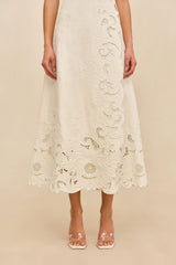 JAIRAYA DRESS - OFF WHITE