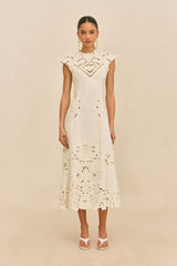 THALASSA DRESS - OFF WHITE