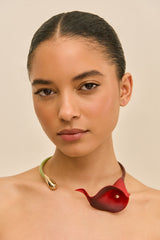 CALLA VINE CHOKER - VERMILLION MULTI