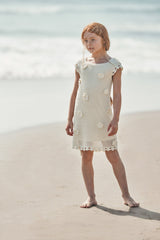 KIDS JANIE DRESS - OFF WHITE