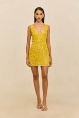 SAPPHIRA DRESS - CANARY