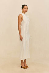MOLLIE KNIT DRESS - OFF WHITE