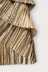 KIDS PATRIZIA DRESS - GOLD FOIL