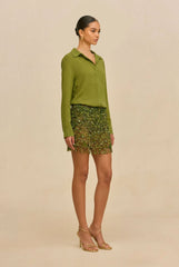 IDALIA SKIRT - DEEP PASTURE