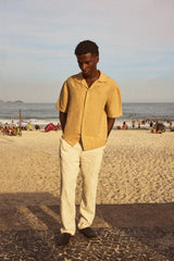 GRIFFIN SHIRT - ALMOND