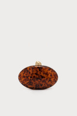 EVIANA CLUTCH - CARAMEL TORTOISE