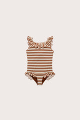 KIDS ALANAH ONE PIECE - SMALL SADDLE STRIPE