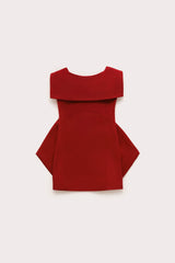 KIDS NADYA DRESS - MERLOT