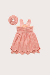 KIDS ROSALIE DRESS - PETAL PINK