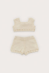 BABY JANA SET - OFF WHITE