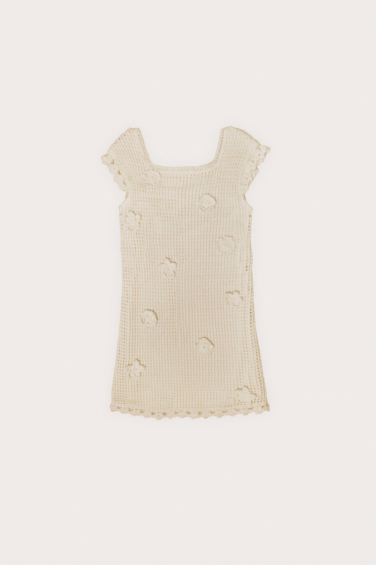 KIDS JANIE DRESS - OFF WHITE