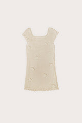 KIDS JANIE DRESS - OFF WHITE