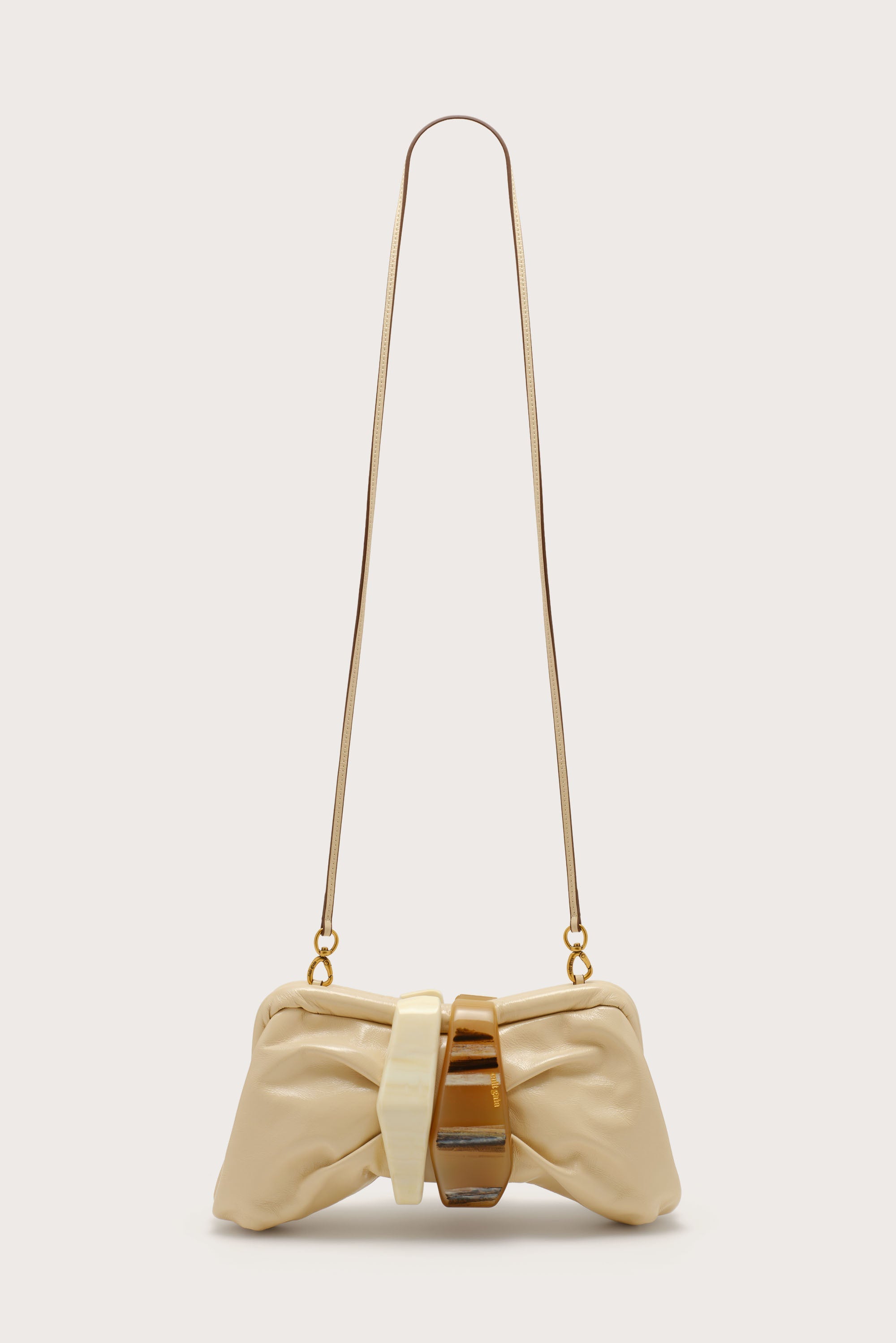 JULITA CONVERTIBLE CLUTCH - ALABASTER