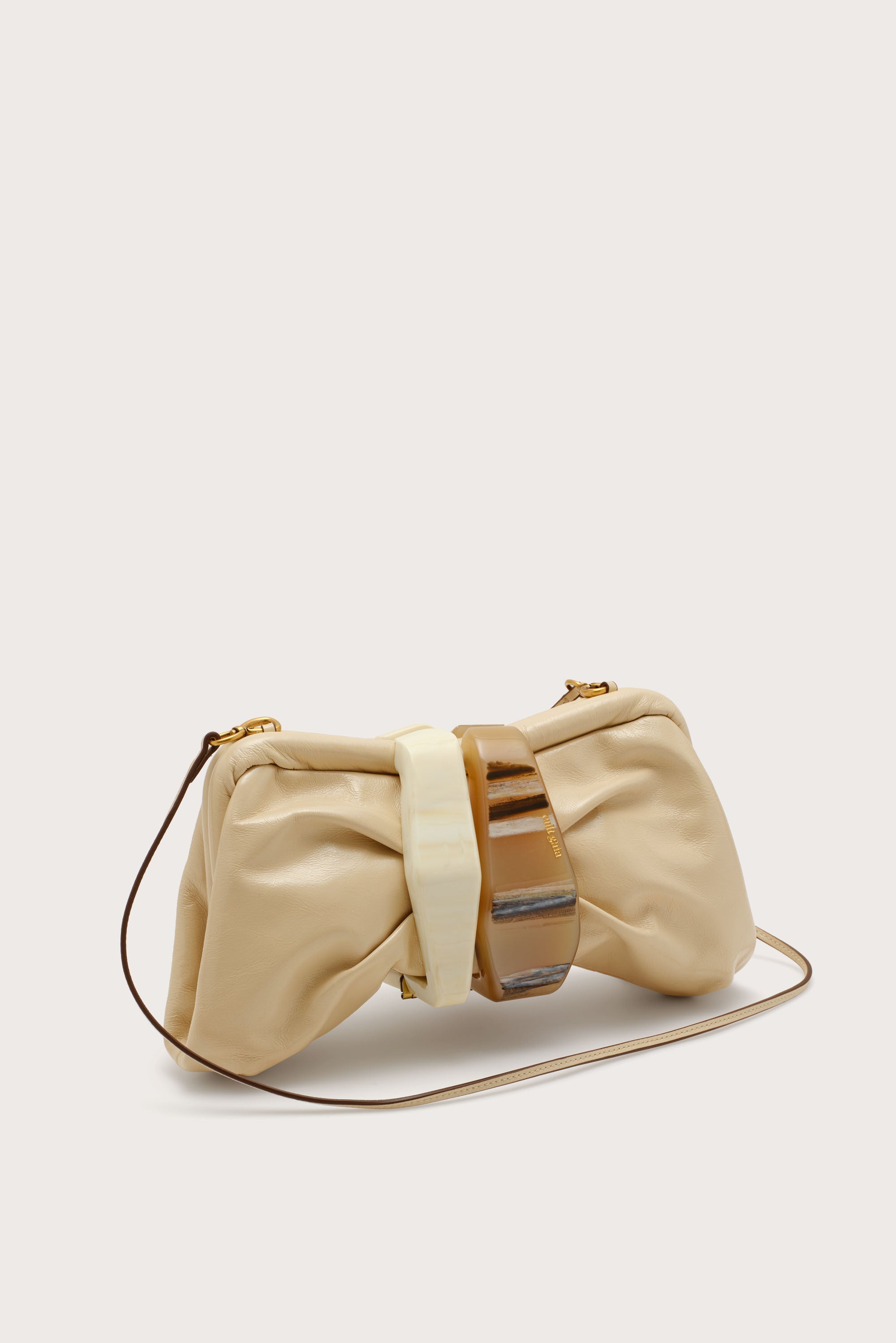 JULITA CONVERTIBLE CLUTCH - ALABASTER