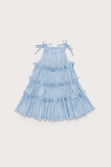 KIDS LEILAH DRESS - COASTAL
