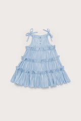 KIDS LEILAH DRESS - COASTAL