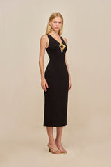 MARLA KNIT DRESS - BLACK