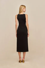 MARLA KNIT DRESS - BLACK