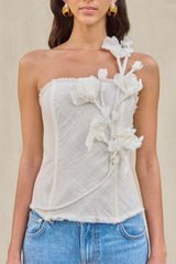 NAMID TOP - OFF WHITE