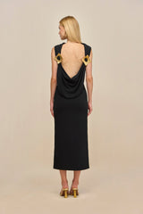 DEIRDRA DRESS - BLACK