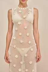 VERMEER DRESS - OFF WHITE