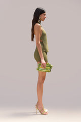 WAKE KNIT TOP - CEDAR