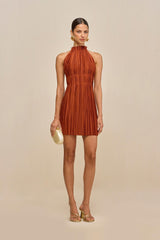 BETHANIE DRESS - TANNIN