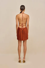 BETHANIE DRESS - TANNIN