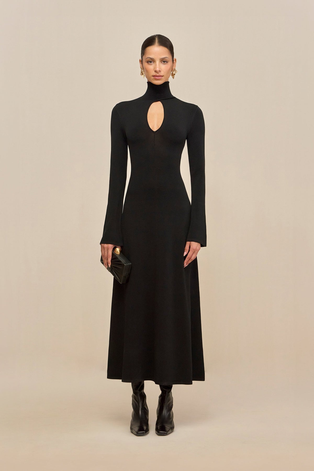 SANTO DRESS - BLACK
