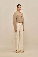 MAYALU CARDIGAN - BEACH MELANGE