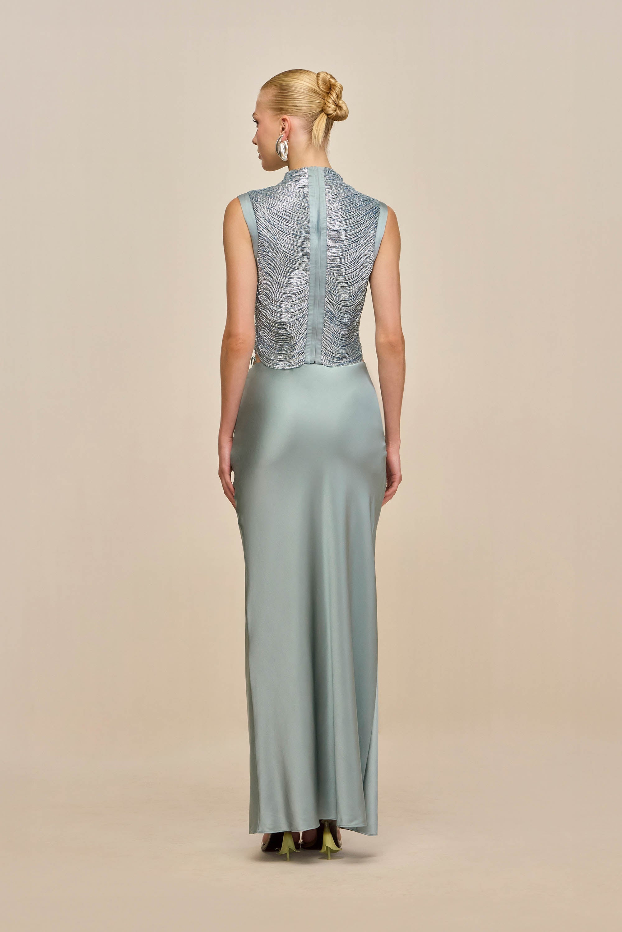 CHANTEL SKIRT - CELADON