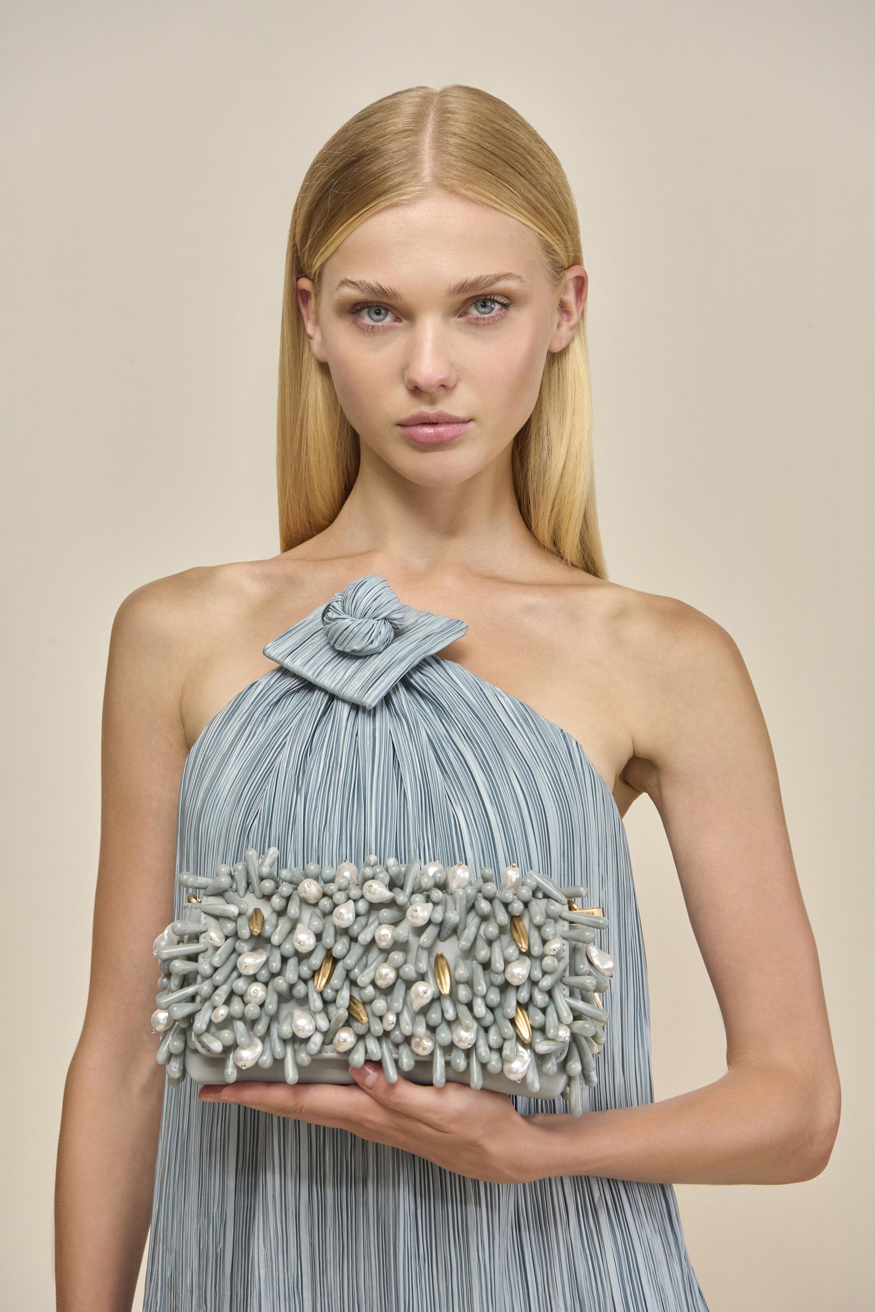 PERLA SHOULDER BAG - CELADON MULTI