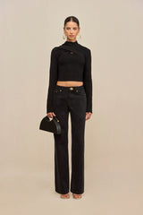 ONIA KNIT CARDIGAN - BLACK
