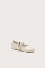KIDS MIMI BALLET FLAT - ANTIQUE WHITE