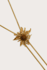 OCTAVIA BOLO NECKLACE - ANTIQUE BRASS
