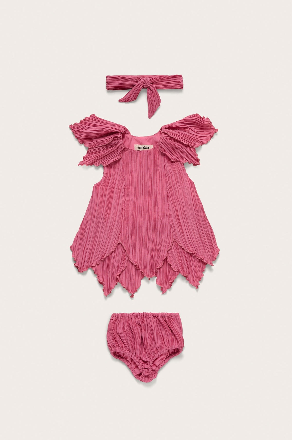 BABY PETAL DRESS & BLOOMER - ROSETTE