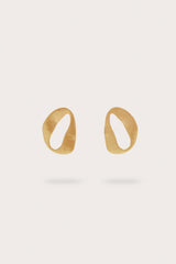 RUE MINI EARRING - BRUSHED BRASS
