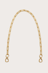 TASHA DETACHABLE CLUTCH STRAP - BRUSHED BRASS